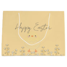 Personlig Pastel Gult Påsk Gift Bag