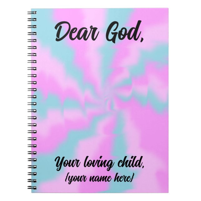 Personlig Pastel Reflection Prayer Journal Anteckningsbok (Framsidan)