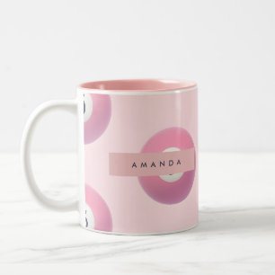 Personlig Pastel Rosa nummer 5 miljard Boll Två-Tonad Mugg