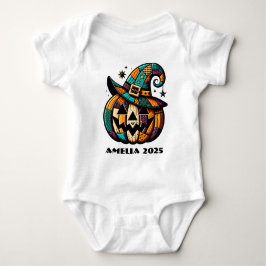 Personlig Patchwork Pumpk Halloween T Shirt
