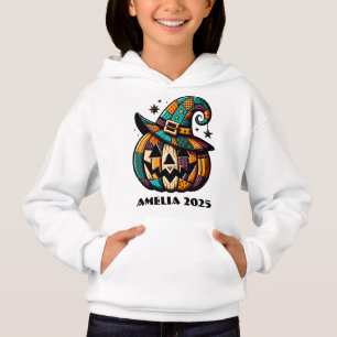 Personlig Patchwork Pumpk Halloween T Shirt