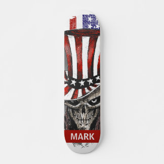 Personlig Patriotic American Flagga Mini Skateboard Bräda 18,5 Cm