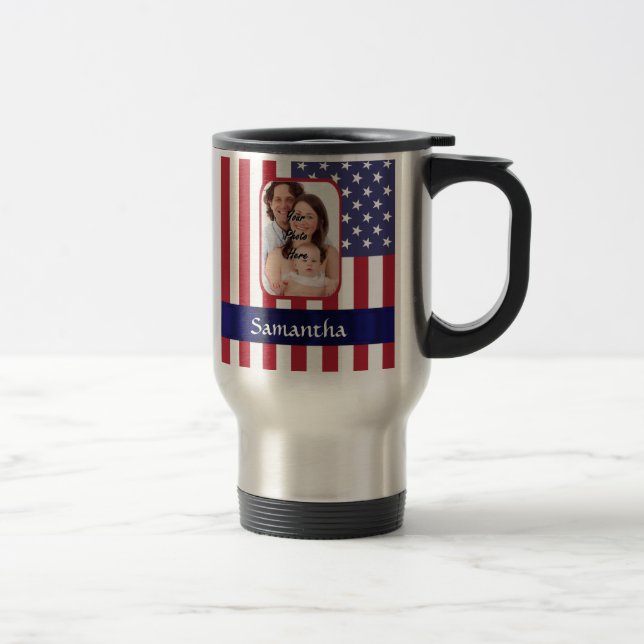 Personlig Patriotic American flagga Resemugg (Höger)