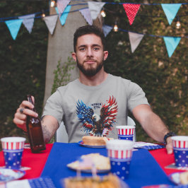 Personlig Patriotic Färg America Bold Eagle T Shirt