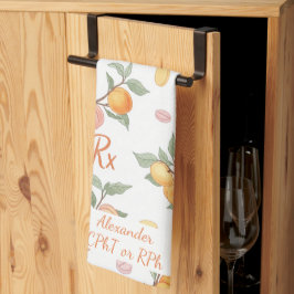 Personlig Peach & Apricot Pharmacy Kökshandduk