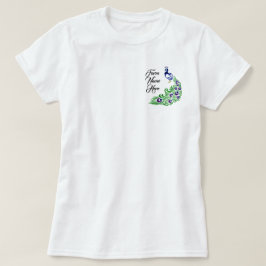 Personlig Peacock-Logotyp T Shirt