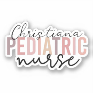 Personlig Pediatriska sjuksköterskor PEDS Sjuksköt Klistermärken