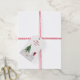 Personlig Peggy Penguin 1: a Juletiketterna Presentetikett