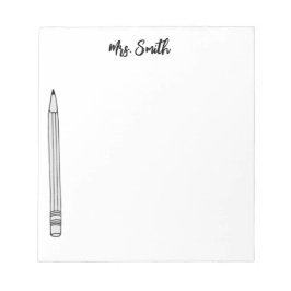 PERSONLIG PENCIL-anteckningsblocket Anteckningsblock