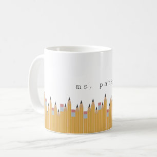 Personlig Pencil Kaffemugg