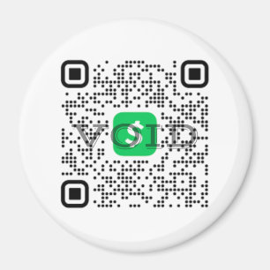 Personlig Pengarar App QR-kodmagnet Magnet