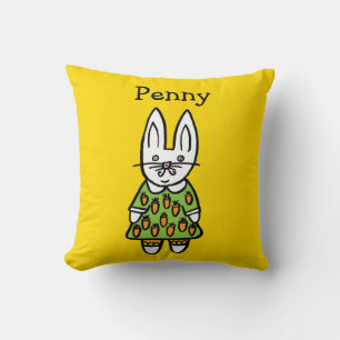 Personlig Penny kanin Kudde