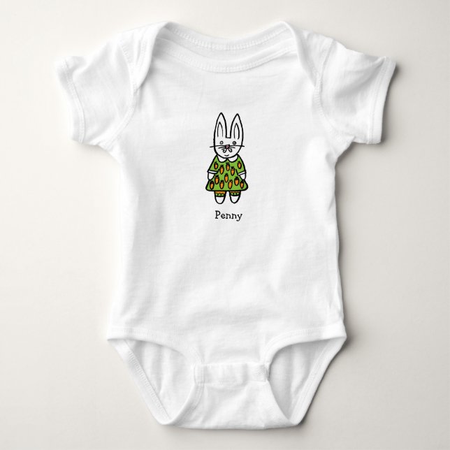 Personlig Penny kaninen Tee Shirt (Framsida)