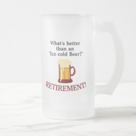 Personlig Pension för Ölälskare Frostat Ölglas