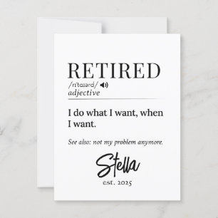 Personlig Pension Gift - pensionerad definition Vykort