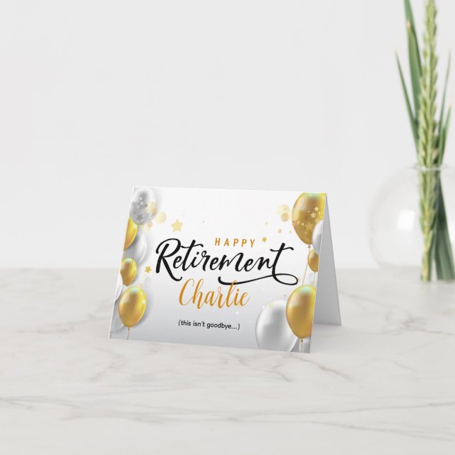 personlig pension hälsningskort kort (Framsida)