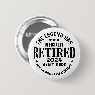 Personlig pension Legend har gått i pension Knapp