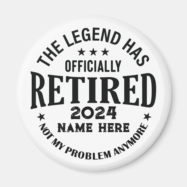 Personlig pension Legend har gått i pension Magnet (Framsidan)