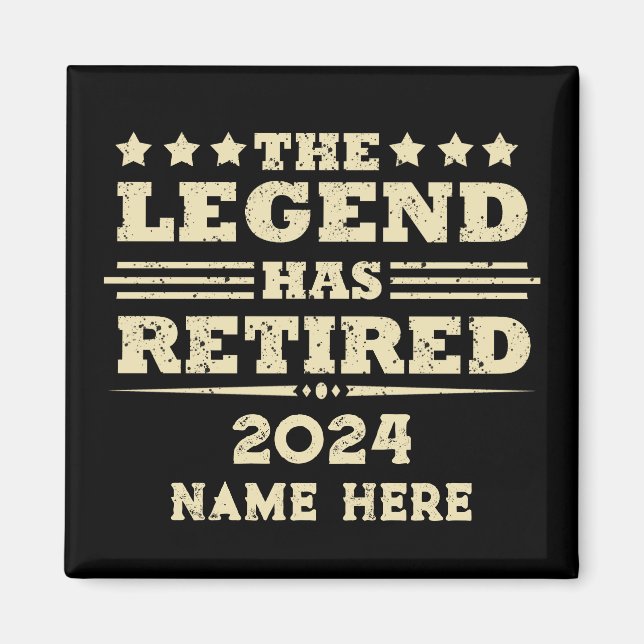 Personlig pension Legend har gått i pension Magnet (Framsidan)