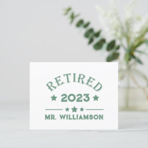 Personlig pension-presentidé helg vykort