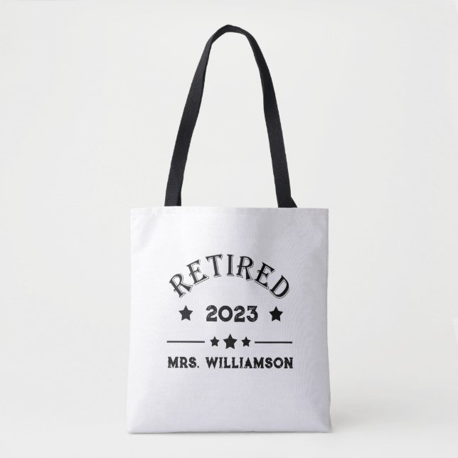 Personlig pension-presentidé tygkasse (Framsida)