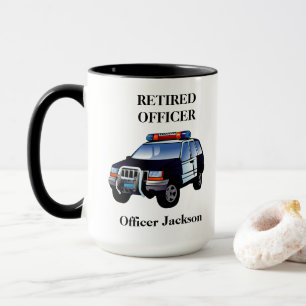Personlig Pensionerad polisman Kaffe Mugg