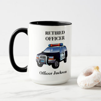 Personlig Pensionerad polisman Kaffe Mugg