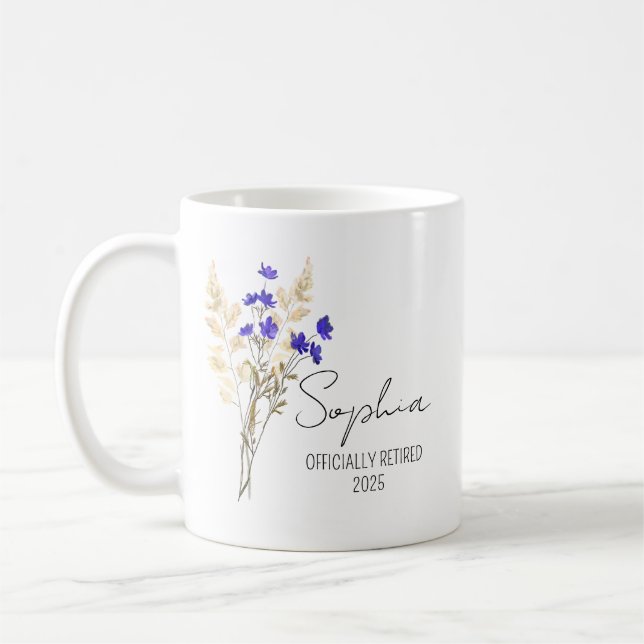 Personlig pensioneringspresent, Rolig pensionering Kaffemugg (Vänster)