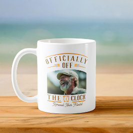 Personlig pensionsfestpresent Pensionsfoto Kaffemugg