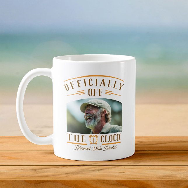 Personlig pensionsfestpresent Pensionsfoto Kaffemugg (Skapare uppladdad)