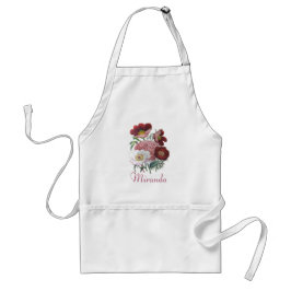 Personlig Peonies Apron Förkläde