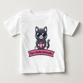 Personlig perfekt sarkastisk svart katt-mugg t shirt