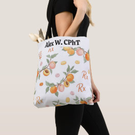 Personlig Persikor, Apricots & RX Pharmacy Tote Tygkasse