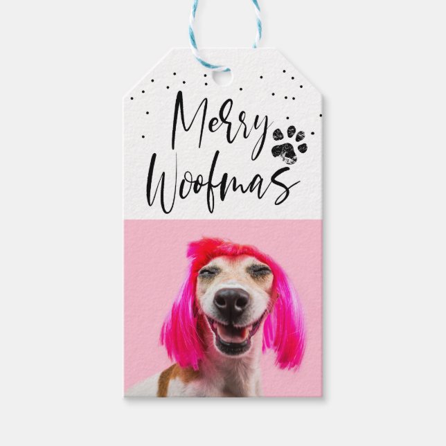 Personlig Pet 2 Photo jul-Helgdag Presentetikett (Framsidan)