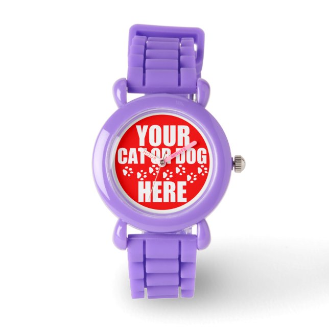 Personlig Pet Bild Armbandsur (Framsida)