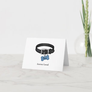 Personlig Pet-förlustkort   Hund Sympathy Card Kort