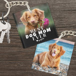 Personlig Pet Hund Best Mamma Photo<br><div class="desc">Ge i hund i ditt liv är en unik keepy med den här anpassningsbarna fyrkantiga dubbla-sidiga "Best Hund Mamma någonsin"-fotonyckelkedjan! Designad för hund, pappor eller vilken djurälskare som helst kan du med den här nyckelkedjan lägga till två olika bilder av hårigets vän - en för varje sida - som skapar...</div>