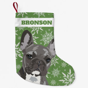 Personlig Pet-Hund  Fransk Bulldog Gift Liten Julstrumpa