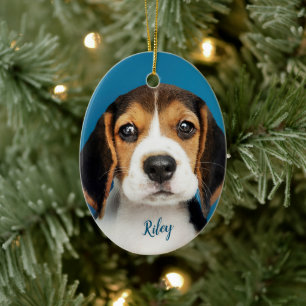 Personlig Pet, Hund Julgransprydnad Keramik