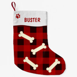 Personlig Pet-Hund julklapp Liten Julstrumpa