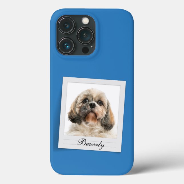 Personlig Pet Hund Photo Ram Namn (Baksida)