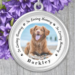 Personlig Pet Memorial Anpassningsbar Hund Foto Silverpläterat Halsband<br><div class="desc">Ät din bästa vän med en anpassningsbar fotominneshals. Det här unika husminnesmärket är den perfekt som du själv, familjen eller vänner får för att betala hyllningen till din kära. Vi hoppas att ditt hund minnesmärke kommer att ge dig fred, glädje och lycklig minnen. Citat "In Loving Memory". Anpassa med favoritfoton...</div>