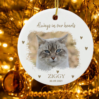 Personlig Pet Memorial Julgransprydnad Keramik