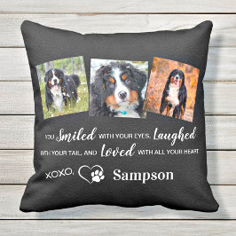 Personlig Pet Memorial Memory Photo Kudde
