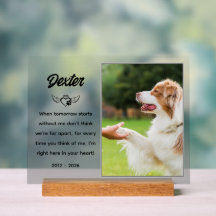 Personlig Pet Memorial Plaque