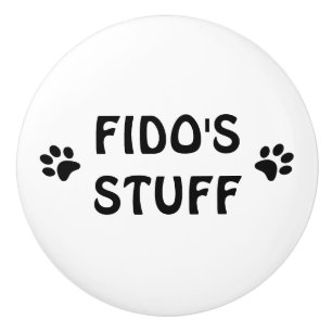 Personlig Pet Namn-låda eller skåp Knopp