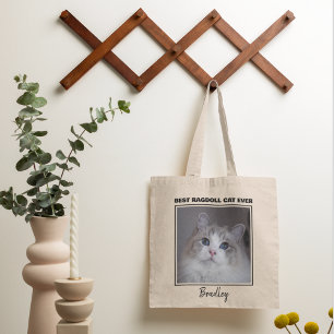 Personlig Pet Photo Best Ragdoll Cat Tygkasse