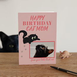 Personlig Pet Photo Birthday Card från Katt Kort