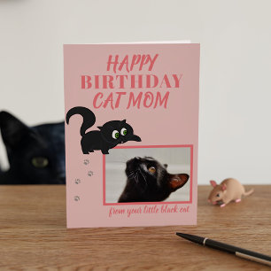Personlig Pet Photo Birthday Card från Katt Kort
