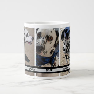 Personlig Pet Photo Collage Mobile Mobil Vertic Jumbo Mugg